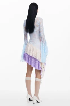Vestidos Y Monos-Desigual Vestido romántico María Escoté