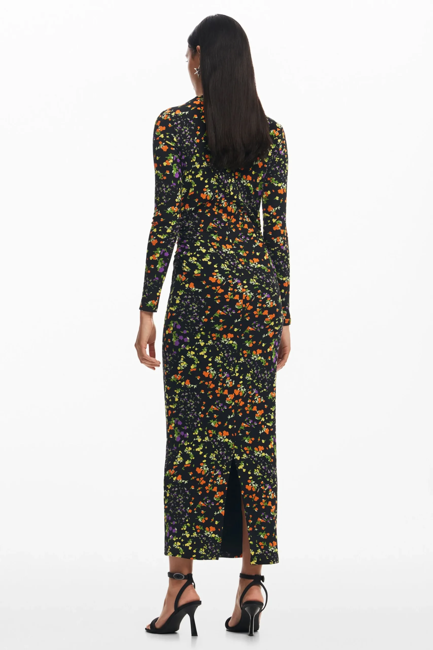 Vestidos Y Monos-Desigual Vestido slim flores