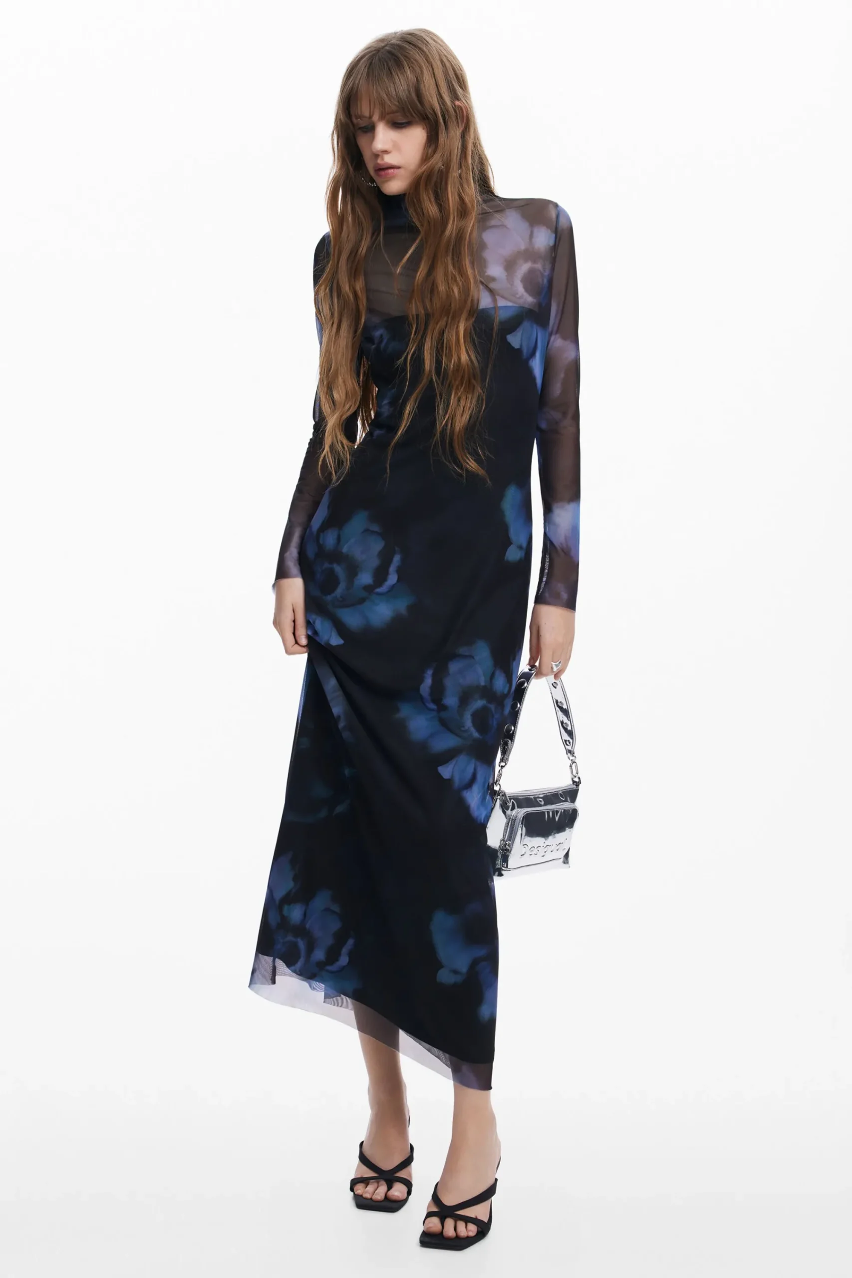 Vestidos Y Monos-Desigual Vestido slim flores