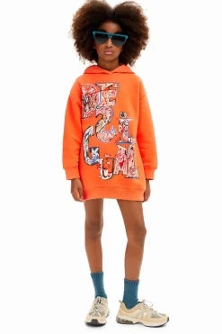 Vestidos-Desigual Vestido sudadera