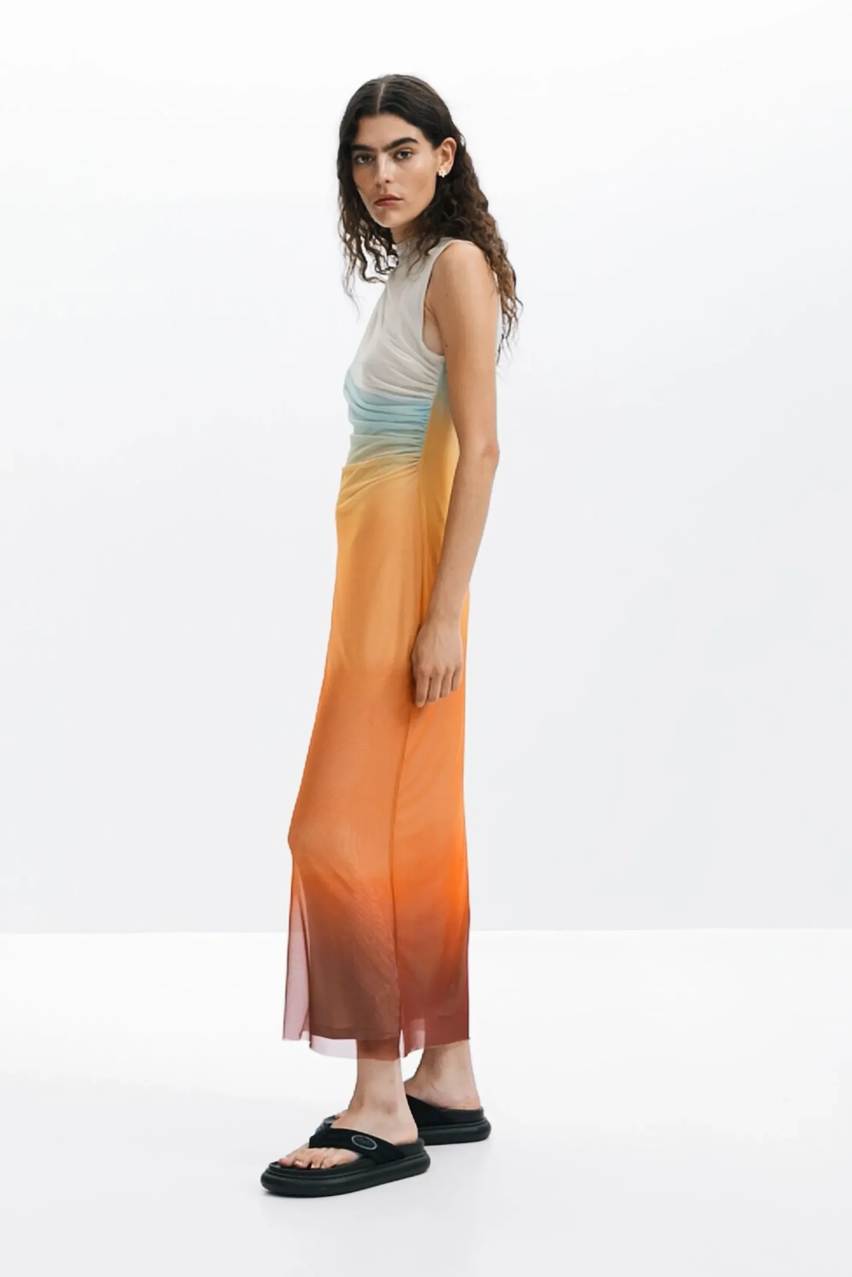 Vestidos Y Monos-Desigual Vestido tul degradado