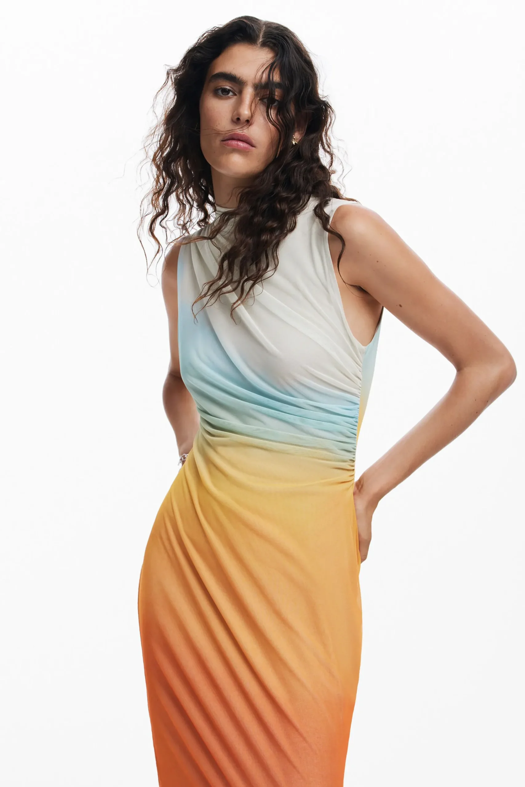 Vestidos Y Monos-Desigual Vestido tul degradado