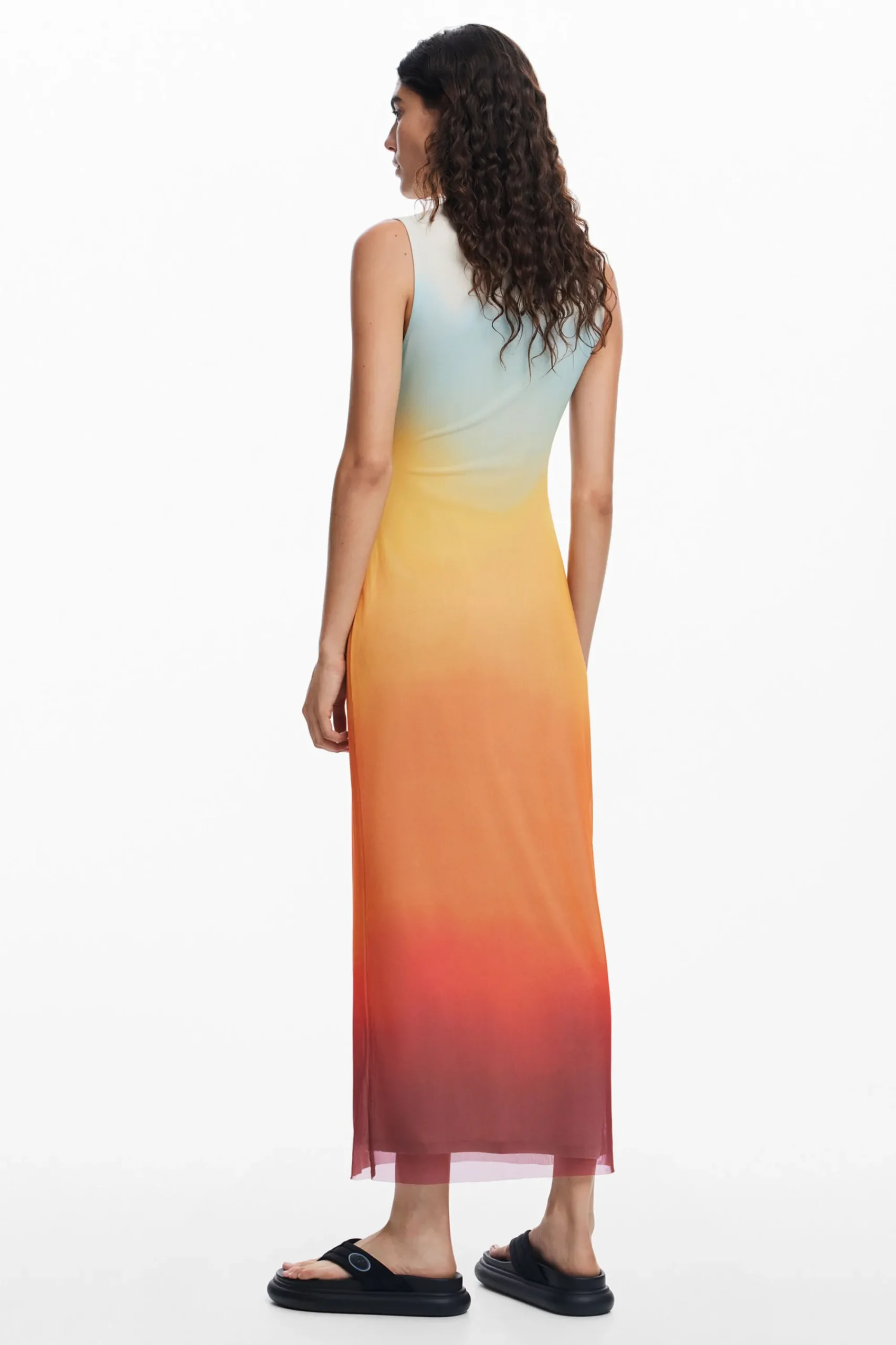 Vestidos Y Monos-Desigual Vestido tul degradado
