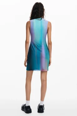 Vestidos Y Monos-Desigual Vestido tul efecto difuminado